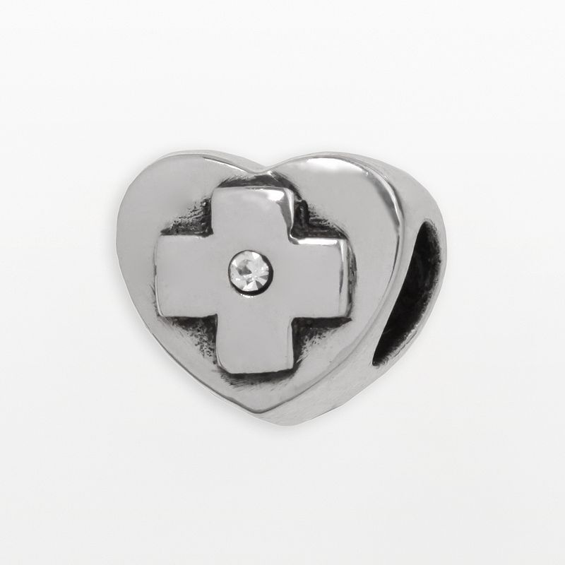 91773380 Individuality Beads Sterling Silver Crystal Heart  sku 91773380