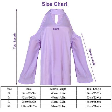 Women’s Off-Shoulder V-Neck Blouse