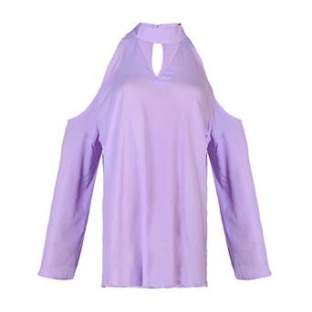Women’s Off-Shoulder V-Neck Blouse