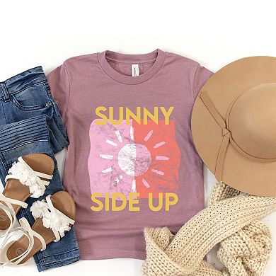 Sunny Side Up Sun - Youth Short Sleeve Graphic T-Shirt