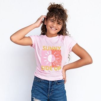 Sunny Side Up Sun - Youth Short Sleeve Graphic T-Shirt