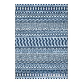Boho Area Rug Low Pile Pet Friendly Non Slip Vacuum Clean Carpet for Kid's Room Dining Room