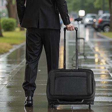Laptop Rolling Bag with Main and Secondary Compartments for Commuting and Travel