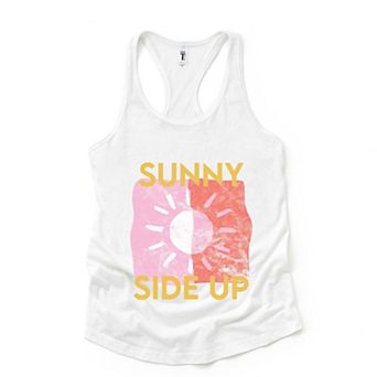 Sunny Side Up Sun - Women's Graphic Racerback Tank Top