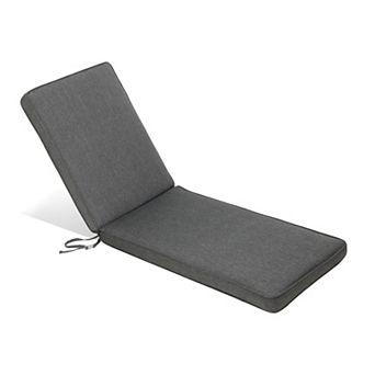 Aoodor 72" x 21" Patio Chaise Lounger Cushions, Fade-Resistant and Water-Resistant Olefin Fabric