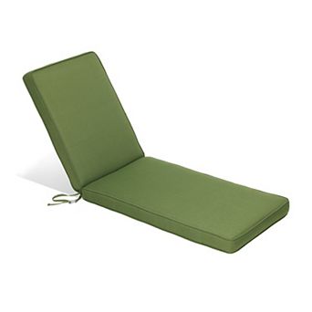 Aoodor 72" x 21" Patio Chaise Lounger Cushions, Fade-Resistant and Water-Resistant Olefin Fabric