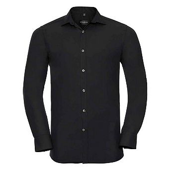 Russell Collection Mens Ultimate Stretch Long-Sleeved Formal Shirt