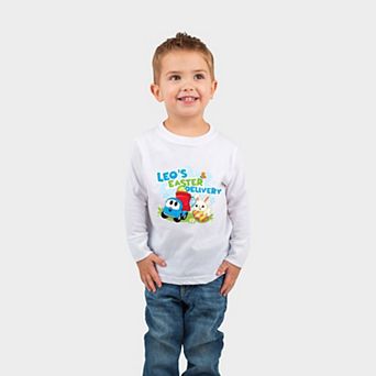 Leo the Truck Leo's Easter Delivery - Toddler Long Sleeve Graphic Tee