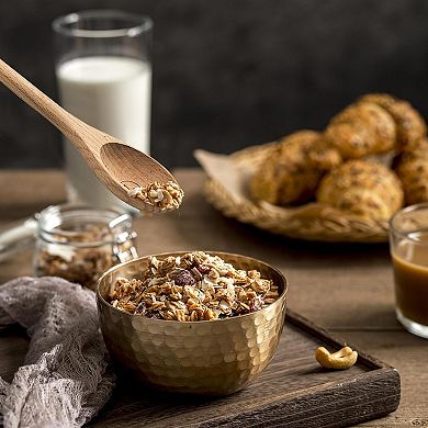 6pcs Wooden Measuring Spoons Long Handle Beechwood Dry Ingredients Cooking Baking Gift