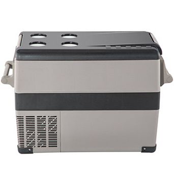 12V Portable Car Fridge Freezer with App Control for Camping and Travel