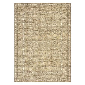 Vintage Area Rug Non Slip Foldable Vacuum Clean Non Shedding Floor Cover for Living Room Playroom