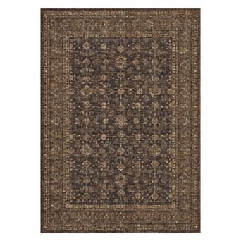 Vintage Area Rug Non Slip Foldable Vacuum Clean Non Shedding Floor Cover for Living Room Playroom