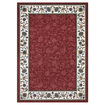 Distressed Area Rug Machine Washable Non Slip Non Shedding Stain Resistant Floor Cover for Bedroom