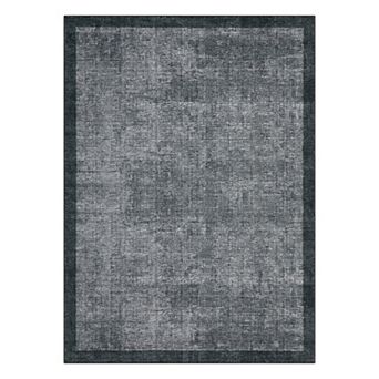 Modern Area Rug Non Slip Vacuum Clean Ultra Thin Stain Resistant Carpet for Bedroom Kitchen Hallway