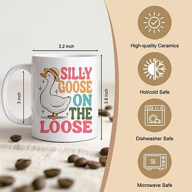 Silly Goose Funny Mug Birthday Gifts 11oz