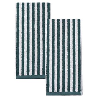 Classic Striped Cotton Hand Towels, Ultra Plush Absorbent Quick Dry Towels for Bathroom 29" x 13"