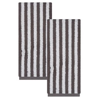 Classic Striped Cotton Hand Towels, Ultra Plush Absorbent Quick Dry Towels for Bathroom 29" x 13"