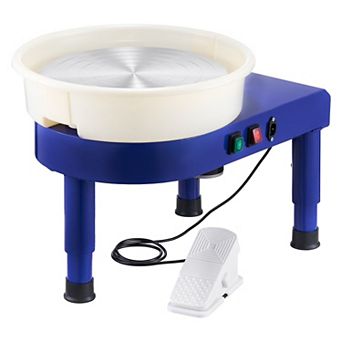 Tabletop Electric Pottery Wheel with Turntable and Removable Water Basin