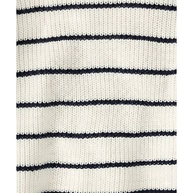 Girls' Crew Neck Pullover Sweater