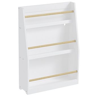 Homy Casa 3 tier Kids Bookshelf with Front-Facing Display Rack