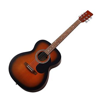 Dreadnought Acoustic Guitar for Beginner to Intermediate Players with Gig Bag, Sunburst