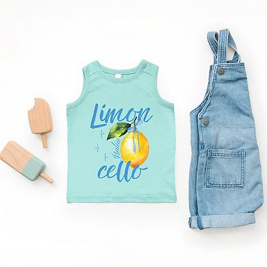 Limoncello Watercolor - Toddler Graphic Tank