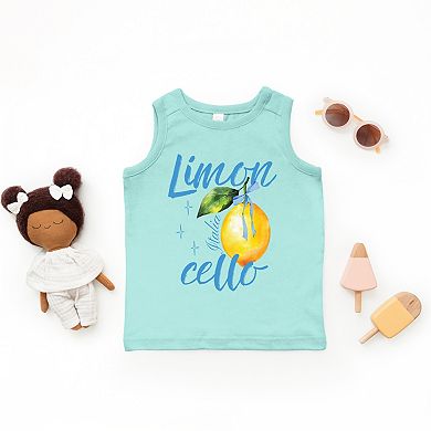 Limoncello Watercolor - Toddler Graphic Tank