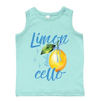 Limoncello Watercolor - Toddler Graphic Tank