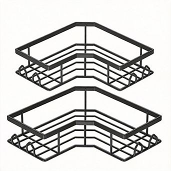 Adhesive Corner Shower Caddy Bath Organizer 2 pc