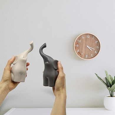 Handmade Elephant Love Figurines: Decorative Home Ornament for Valentine's Day Special Occasions