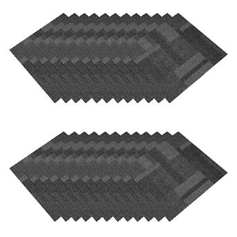 24 Pack Carpet Tile Flooring Squares for Living Room, Bedroom, and Basement