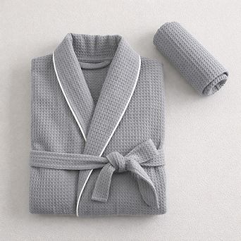 Naturelia Spa Style Waffle Robe + Hair Towel Set