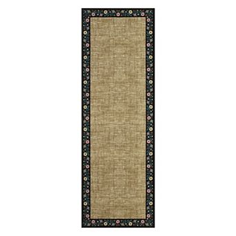 Modern Area Rug Low Pile Pet Friendly Non Slip Vacuum Clean Carpet for Kid's Room Dining Room