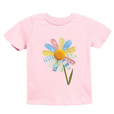 Daisy Faux Patchwork - Youth Short Sleeve Graphic T-Shirt