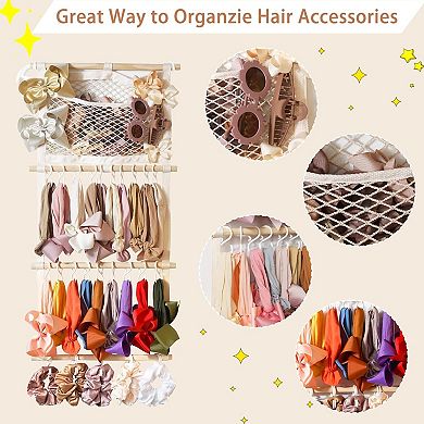 Headband Holder Hair Bows Organizer Large Capacity Bow Holder Hair Accessories
