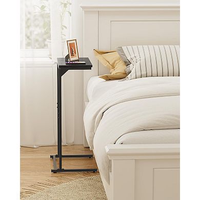 C Shaped End Table Small Sofa Tray Table