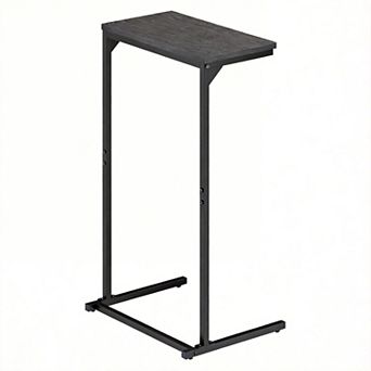 C Shaped End Table Small Sofa Tray Table