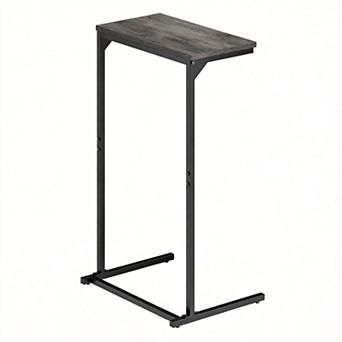 C Shaped End Table Small Sofa Tray Table