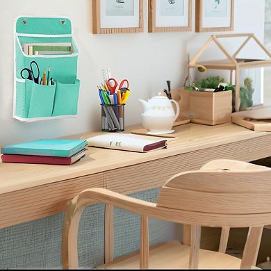 Hanging Basket Wall Organizer Pockets Over Door Home Closet Office Camper Storage