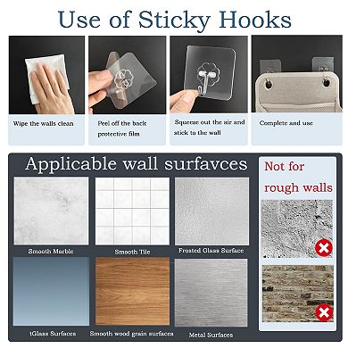 Hanging Basket Wall Organizer Pockets Over Door Home Closet Office Camper Storage