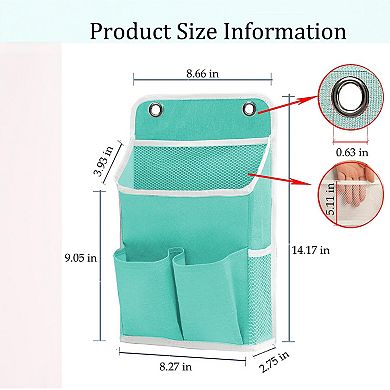 Hanging Basket Wall Organizer Pockets Over Door Home Closet Office Camper Storage