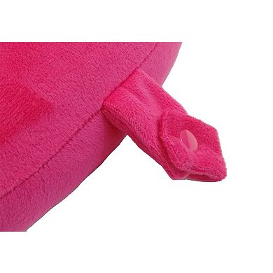 Travel Neck Pillow Cozy Soft Microfiber Compact Design Airplane Car Seat Support