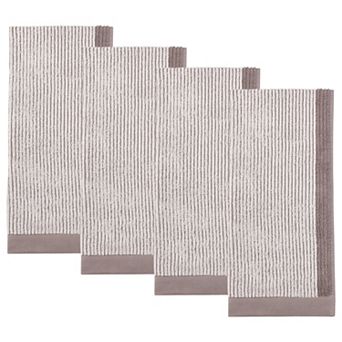 Cotton Striped Hand Towel, 29 x 13 in Soft Absorbent Bathroom Hand Towels for Bathroom, Kitchen