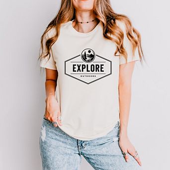 Explore Outdoors - Women's Short Sleeve Graphic T-Shirt