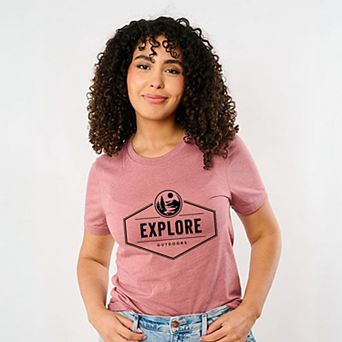 Explore Outdoors - Women's Short Sleeve Graphic T-Shirt