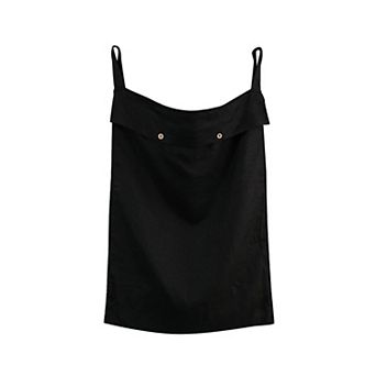 Linen Hanging Laundry Bag Over Door Hamper Buttons Zipper Space Saving Dirty Clothes Home Travel