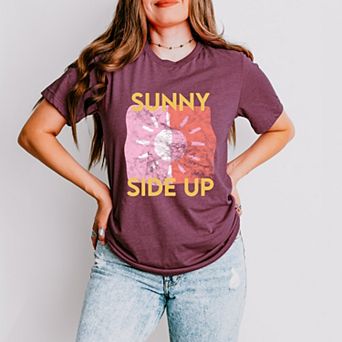 Sunny Side Up Sun - Women's Short Sleeve Graphic T-Shirt