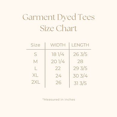 Clementines Watercolor - Women's Garment Dyed Graphic T-Shirt