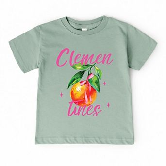 Clementines Watercolor - Toddler Short Sleeve Graphic T-Shirt
