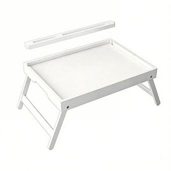 Tray Table with Handles Media Slot Food Tray